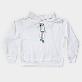 Zombie Halloween Astronaut Kids Hoodie